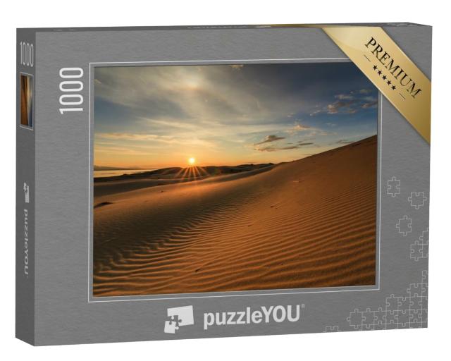 Puzzle de 1000 pièces « Belle vue sur le désert de Gobi en Mongolie »