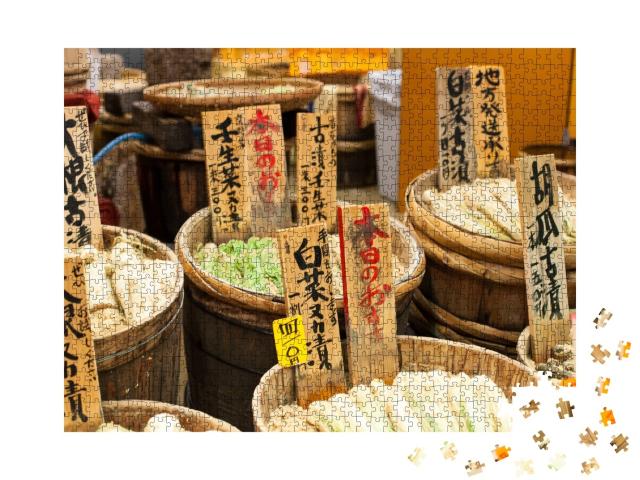Puzzle de 1000 pièces « Marché traditionnel au Japon »