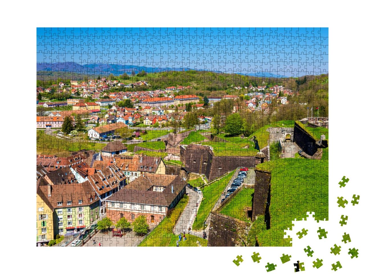 Puzzle de 1000 pièces « Vue de Belfort depuis la forteresse - France »