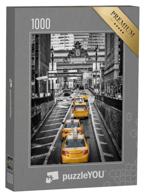 Puzzle de 1000 pièces « Taxis jaunes devant le Grand Central Terminal, New York »
