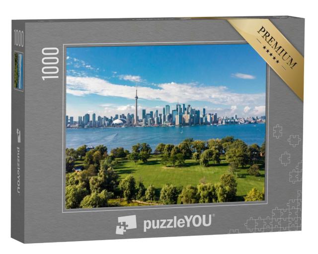 Puzzle de 1000 pièces « Skyline de Toronto et lac Ontario, Canada »