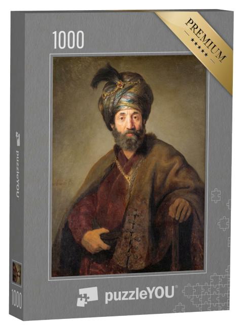 Puzzle de 1000 pièces « Rembrandt - Homme en costume oriental 2 »