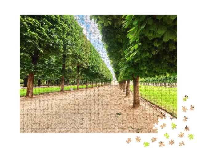 Puzzle de 1000 pièces « Jardin du Luxembourg, l'un des plus beaux jardins de Paris »