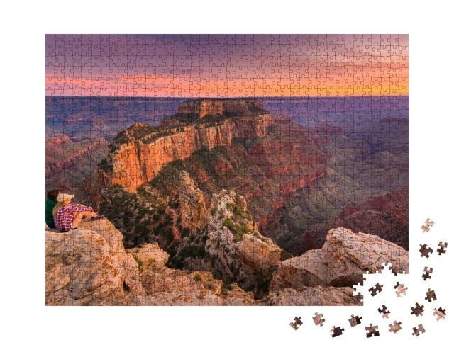Puzzle de 1000 pièces « Parc national du Grand Canyon, North Rim, États-Unis »