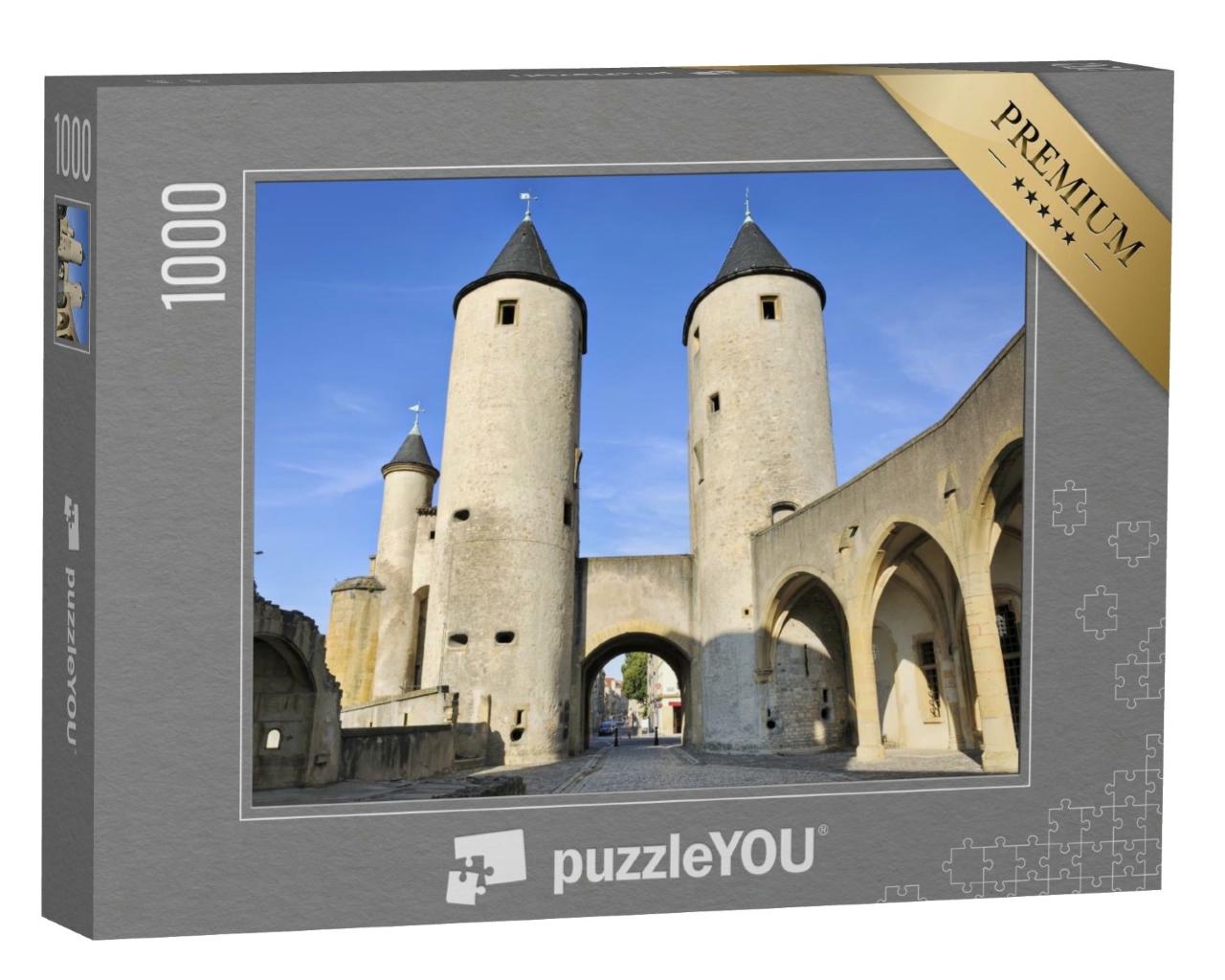 Puzzle de 1000 pièces « Ancienne Porte des Allemands à Metz, Moselle, Lorraine, France, Europe »