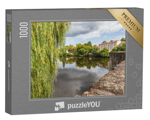 Puzzle de 1000 pièces « Europe, France, Haute-Vienne, Limoges. La rivière Vienne à Limoges. »