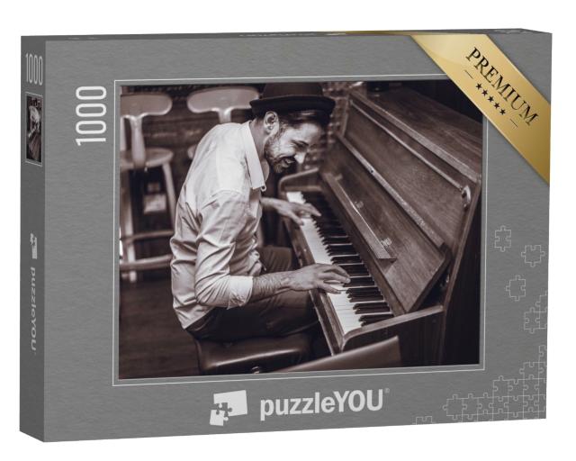 Puzzle de 1000 pièces « Piano Man : jeune artiste au piano »