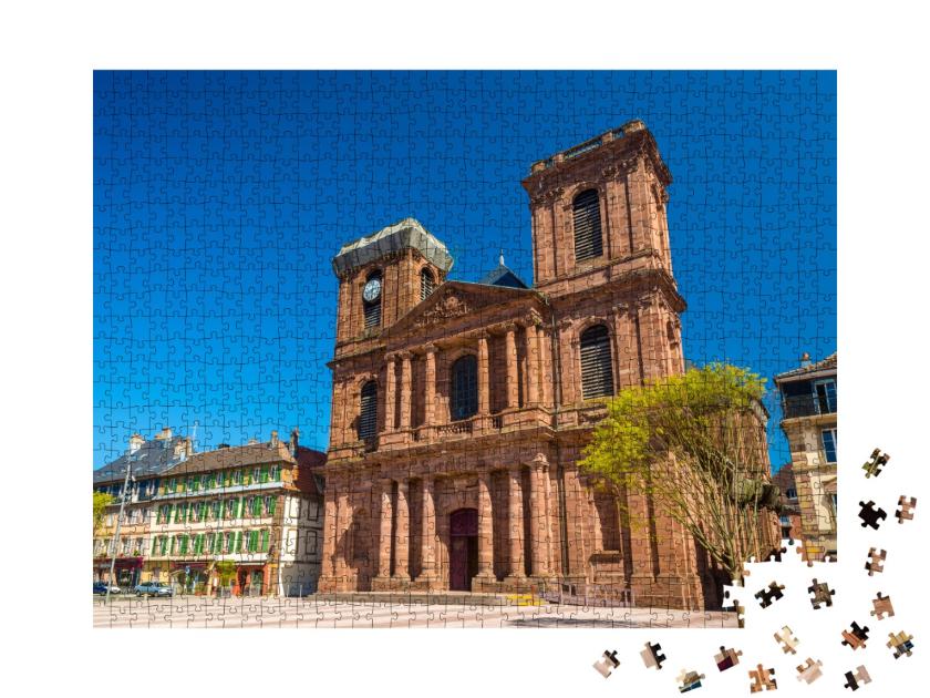 Puzzle de 1000 pièces « Cathédrale Saint-Christophe de Belfort - France »