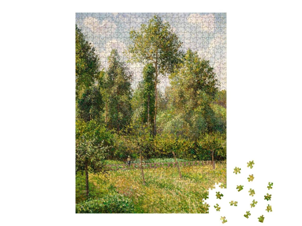 Puzzle de 1000 pièces « Camille Pissarro - Peupliers, Éragny »