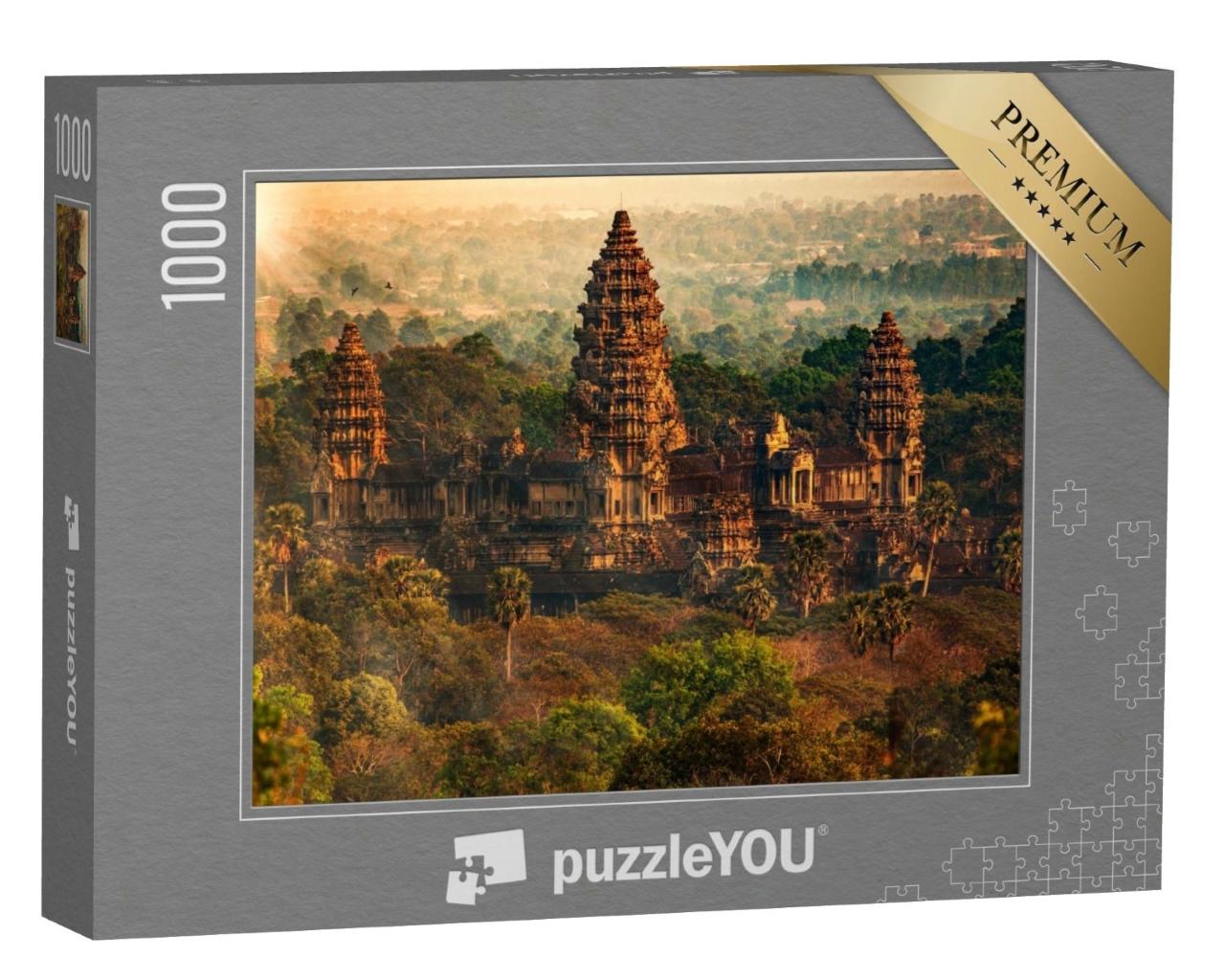 Puzzle de 1000 pièces « Angkor Wat, temple au Cambodge »