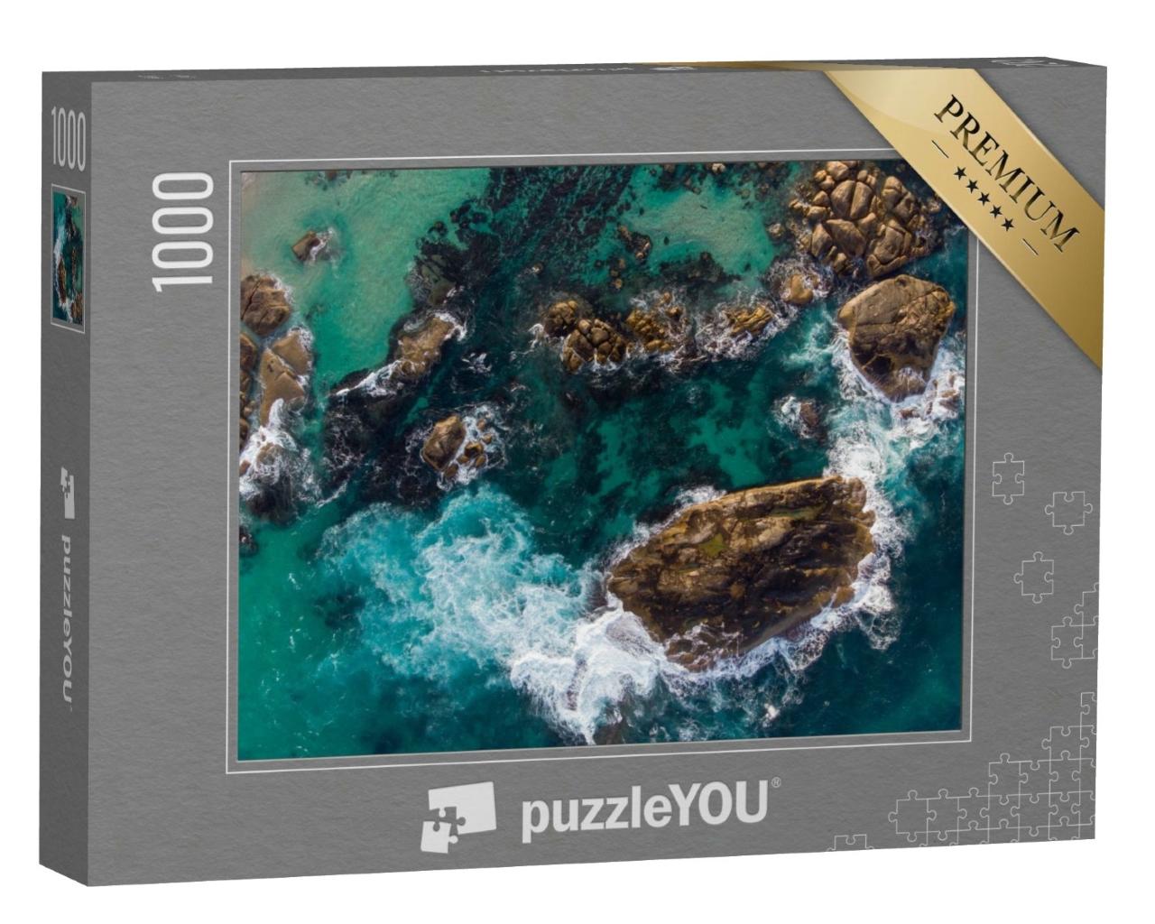 Puzzle de 1000 pièces « Eau cristalline à Greens Pool Beach, Australie occidentale »