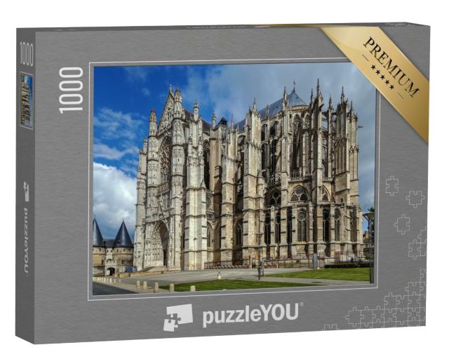 Puzzle de 1000 pièces « La cathédrale Saint-Pierre de Beauvais dans le nord de la France. »
