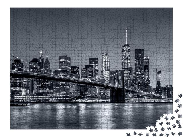 Puzzle de 2000 pièces « New York : la ligne d'horizon de Manhattan »