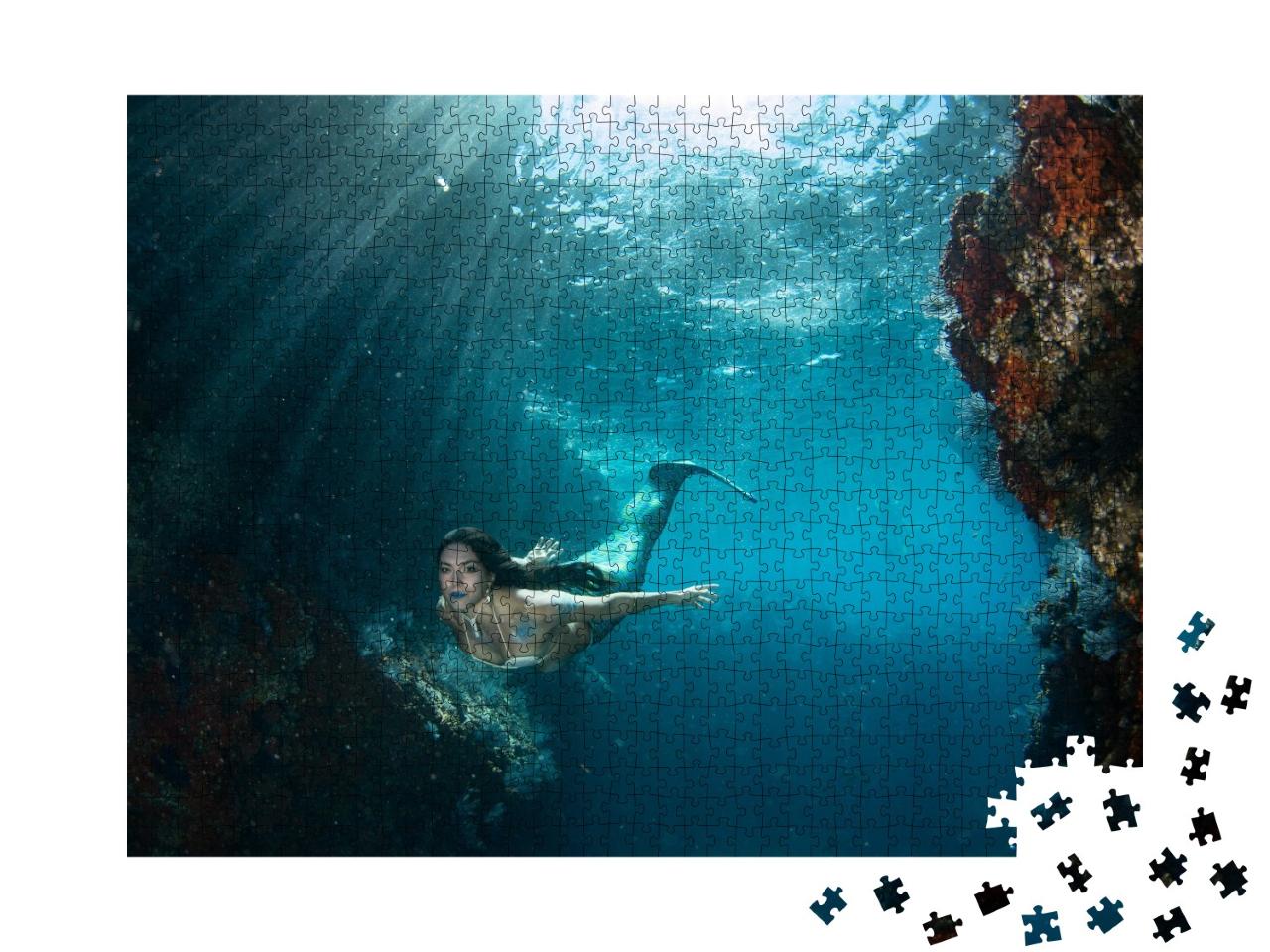 Puzzle de 1000 pièces « Sirène dans l'océan profond »