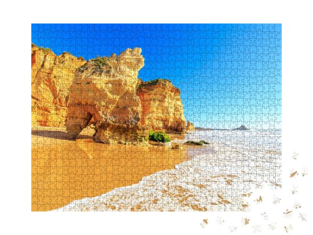Puzzle de 1000 pièces « Vue sur Praia da Rocha, Algarve, Portugal »