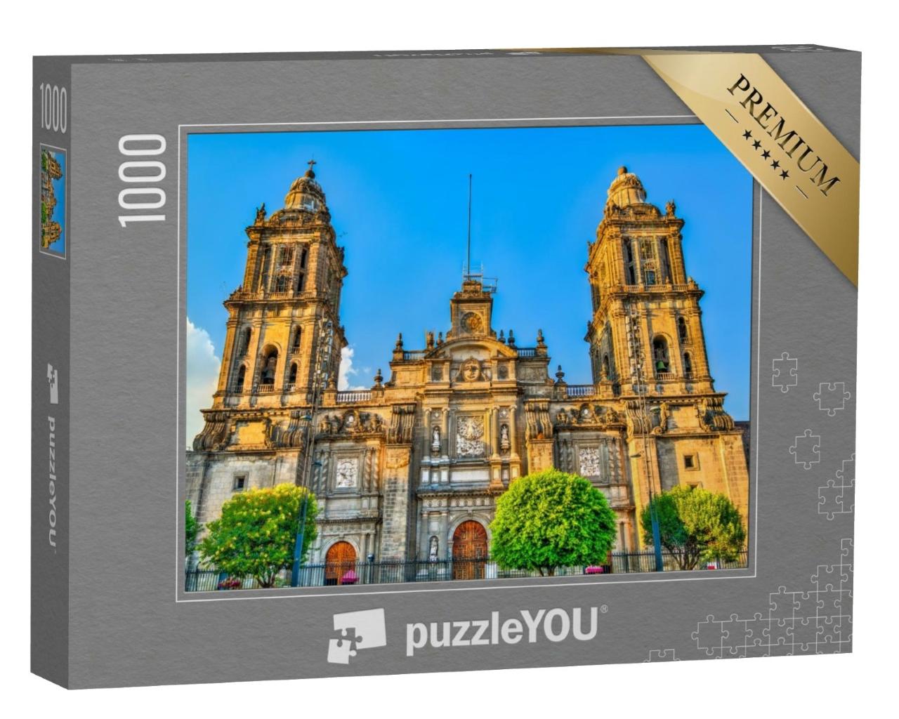 Puzzle de 1000 pièces « La cathédrale métropolitaine de Mexico »