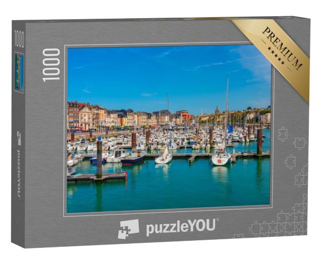 Puzzle de 1000 pièces « Port de plaisance à Dieppe Normandie France »