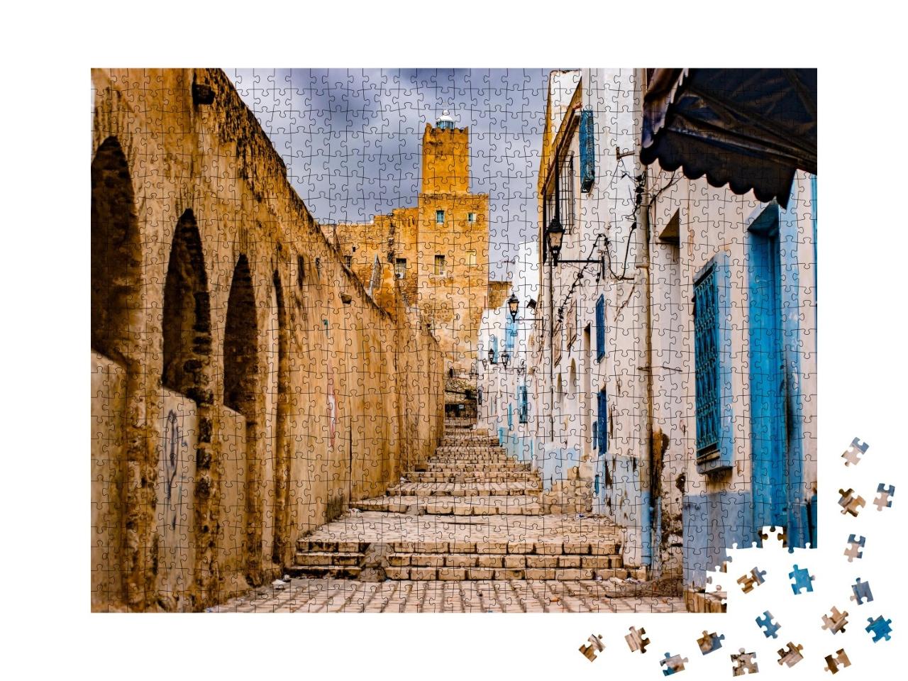 Puzzle de 1000 pièces « Rue de Medina, Tunisie »