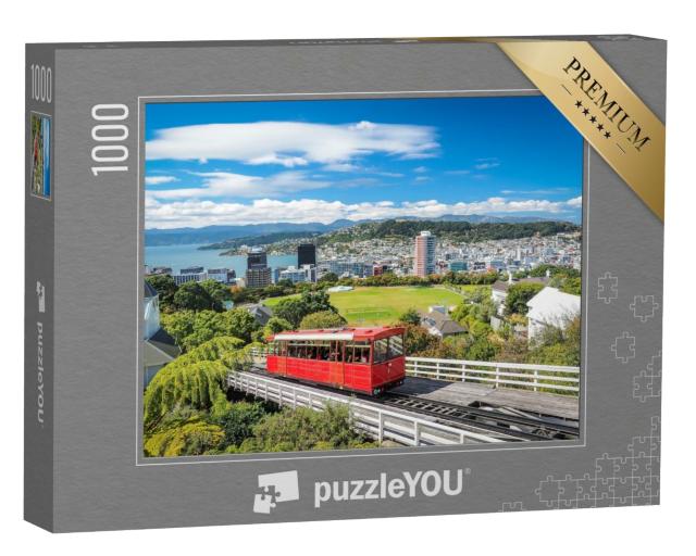Puzzle de 1000 pièces « Wellington Cable Car, l'emblème de la Nouvelle-Zélande »