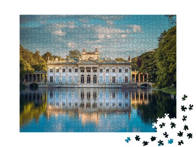 Puzzle de 1000 pièces « Palais royal du parc Lazienki, Varsovie, Pologne »