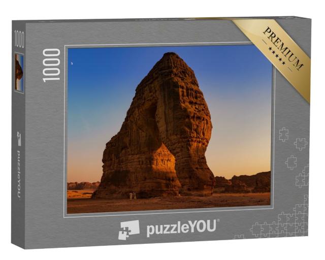 Puzzle de 1000 pièces « Le rocher de l'éléphant, Al Ula, ouest de l'Arabie saoudite »