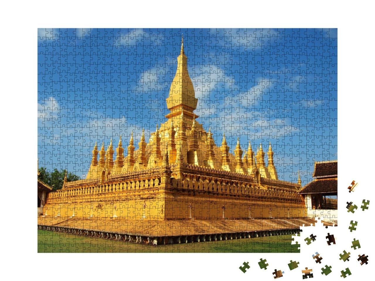 Puzzle de 1000 pièces « Temple Pha That Luang à Vientiane, Laos »