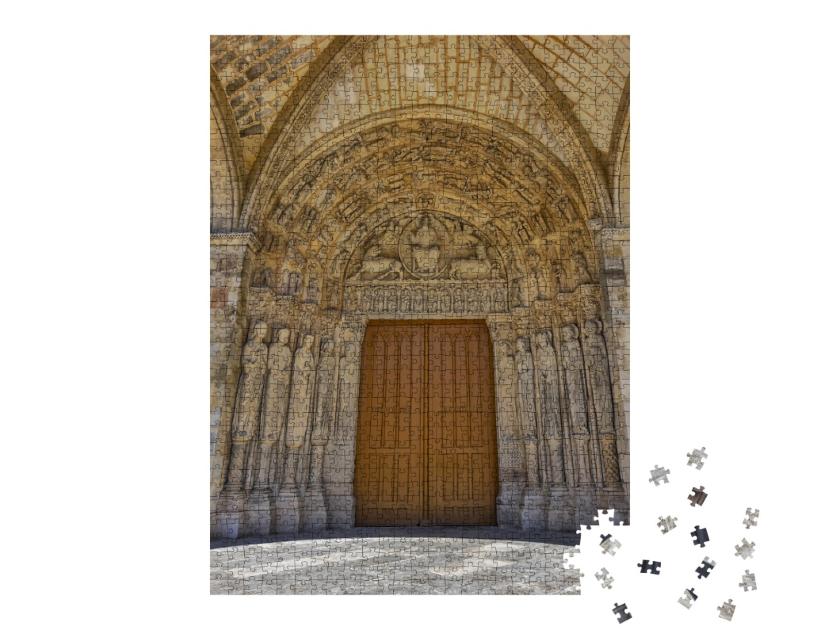 Puzzle de 1000 pièces « Cathédrale St-Julien du Mans, région Pays de la Loire en France »