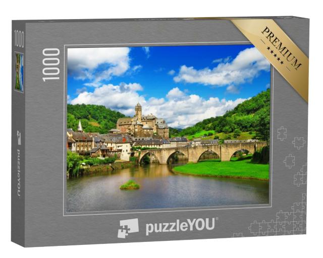 Puzzle de 1000 pièces « Estaing - l'un des villages les plus pittoresques de France. »