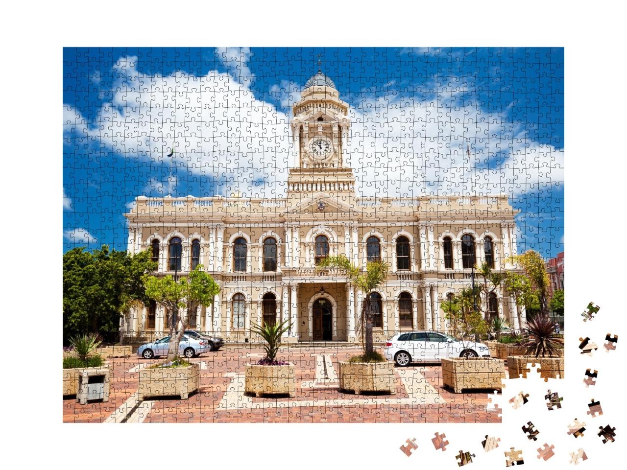 Puzzle de 1000 pièces « Hôtel de ville de Port Elizabeth, Afrique du Sud »
