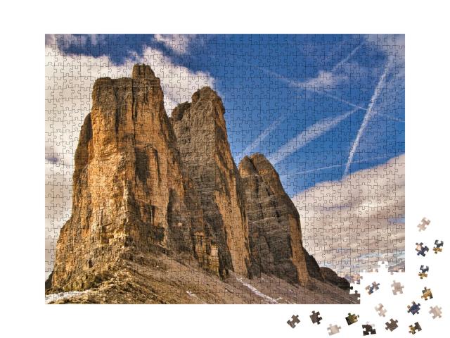 Puzzle de 1000 pièces « Les Trois Cimets de Lavaredo, Dolomites, Italie »