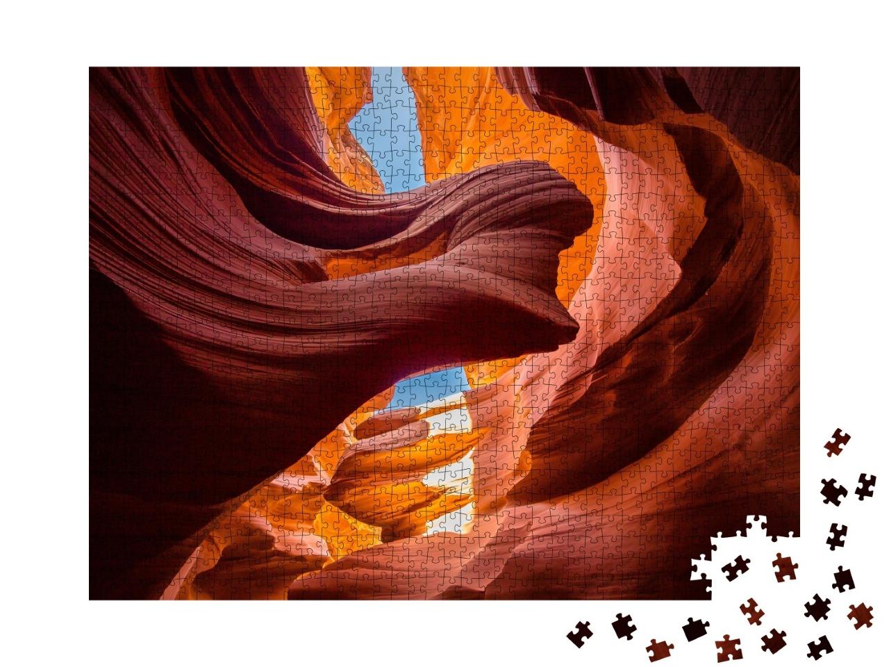 Puzzle de 1000 pièces « Formations de grès à Antelope Canyon, Arizona, États-Unis »