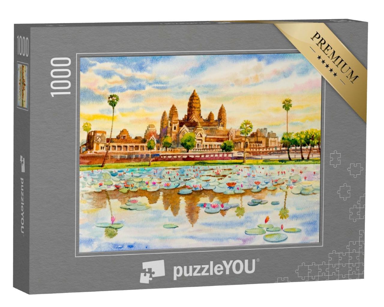 Puzzle de 1000 pièces « Angkor Wat, Cambodge »