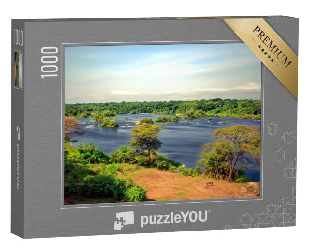 Puzzle de 1000 pièces « Nil sauvage dans le parc national de Murchison Falls, Ouganda »