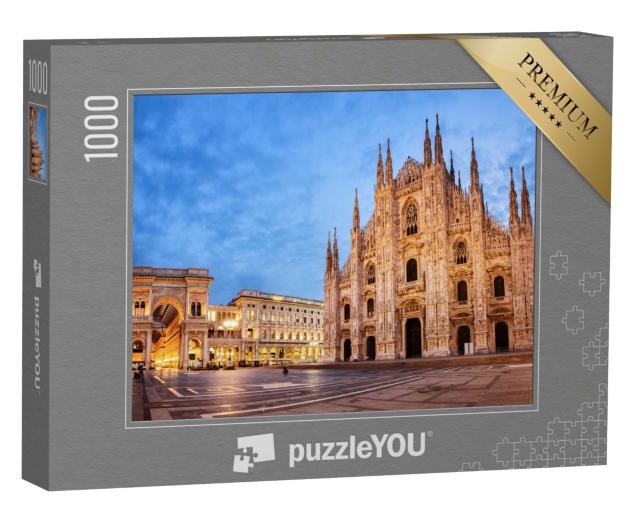 Puzzle de 1000 pièces « Dôme de Milan, Italie »