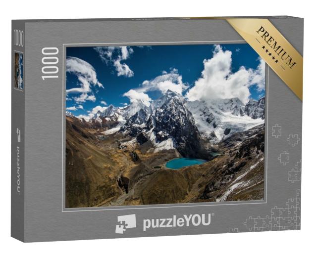 Puzzle de 1000 pièces « Spectaculaire haute montagne, Cordillera Huayhuash, Andes, Pérou »