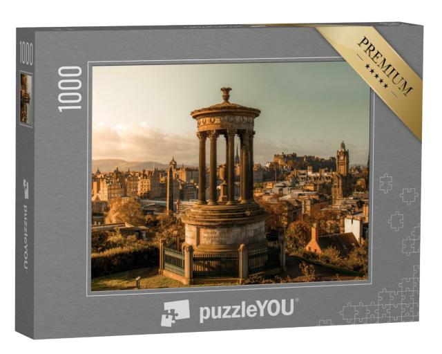 Puzzle de 1000 pièces « Journée d'automne ensoleillée à Édimbourg »