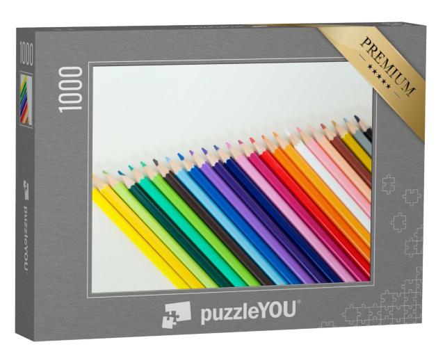Puzzle de 1000 pièces « Crayons de couleur »