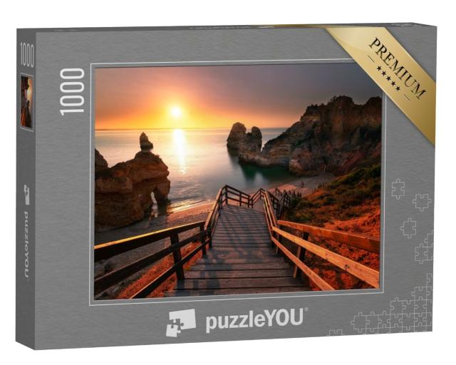 Puzzle de 1000 pièces « Bucht an der Ponta da Piedade, Algarve, Portugal »