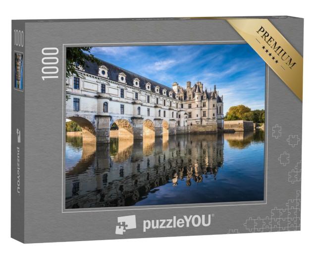 Puzzle de 1000 pièces « Château de Chenonceau sur la rivière Cher, Val de Loire, France »