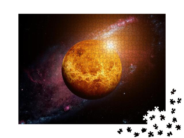 Puzzle de 1000 pièces « Vénus, planète terrestre du système solaire »