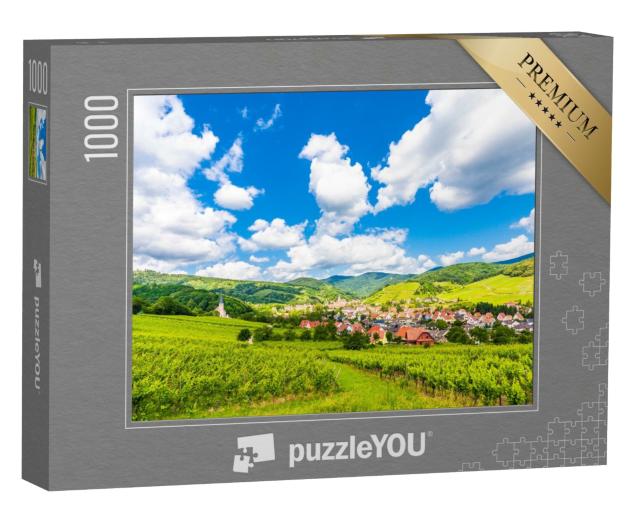 Puzzle de 1000 pièces « Itterswiller village médiéval en Alsace France »