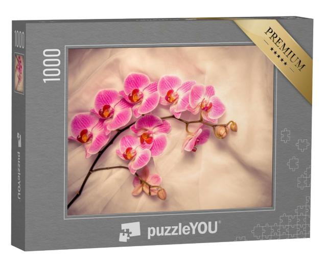 Puzzle de 1000 pièces « La branche de l'orchidée violette »