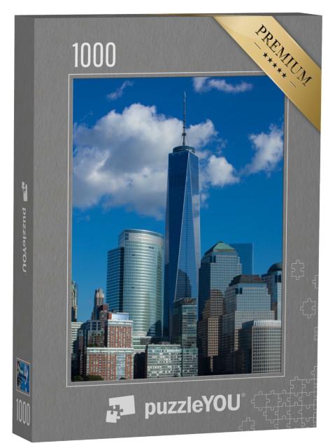 Puzzle de 1000 pièces « Skyline de Lower Manhattan à New York City »