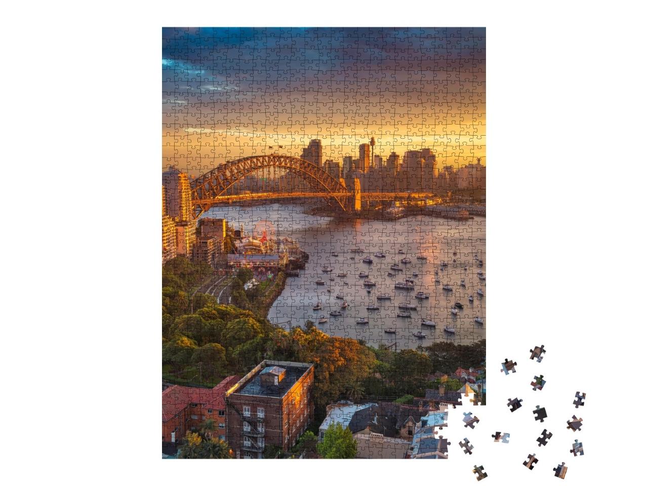 Puzzle de 1000 pièces « Le Harbour Bridge à Sydney, Australie »