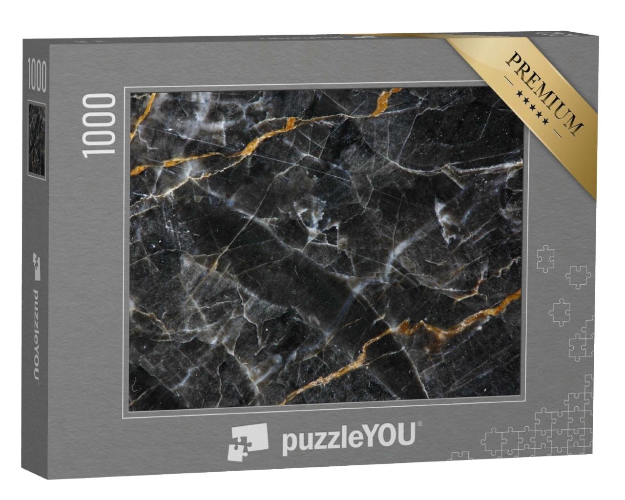 Puzzle de 1000 pièces « Marbre gris foncé »
