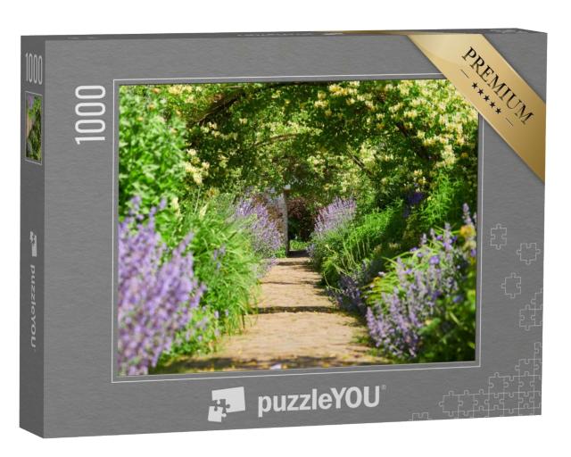 Puzzle de 1000 pièces « Allée de jardin dans un jardin paysager anglais »