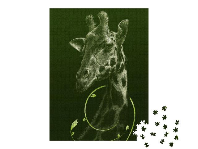 Puzzle de 1000 pièces « Girafe »