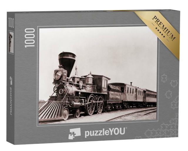 Puzzle de 1000 pièces « William Crooks, locomotive de 1861 avec tender »