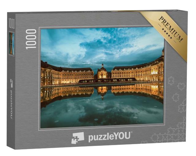Puzzle de 1000 pièces « Place De La Bourse à Bordeaux, France, patrimoine mondial de l'UNESCO »