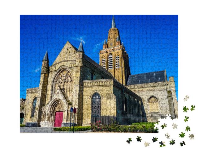Puzzle de 1000 pièces « Église Notre Dame - Église paroissiale catholique romaine à Calais »